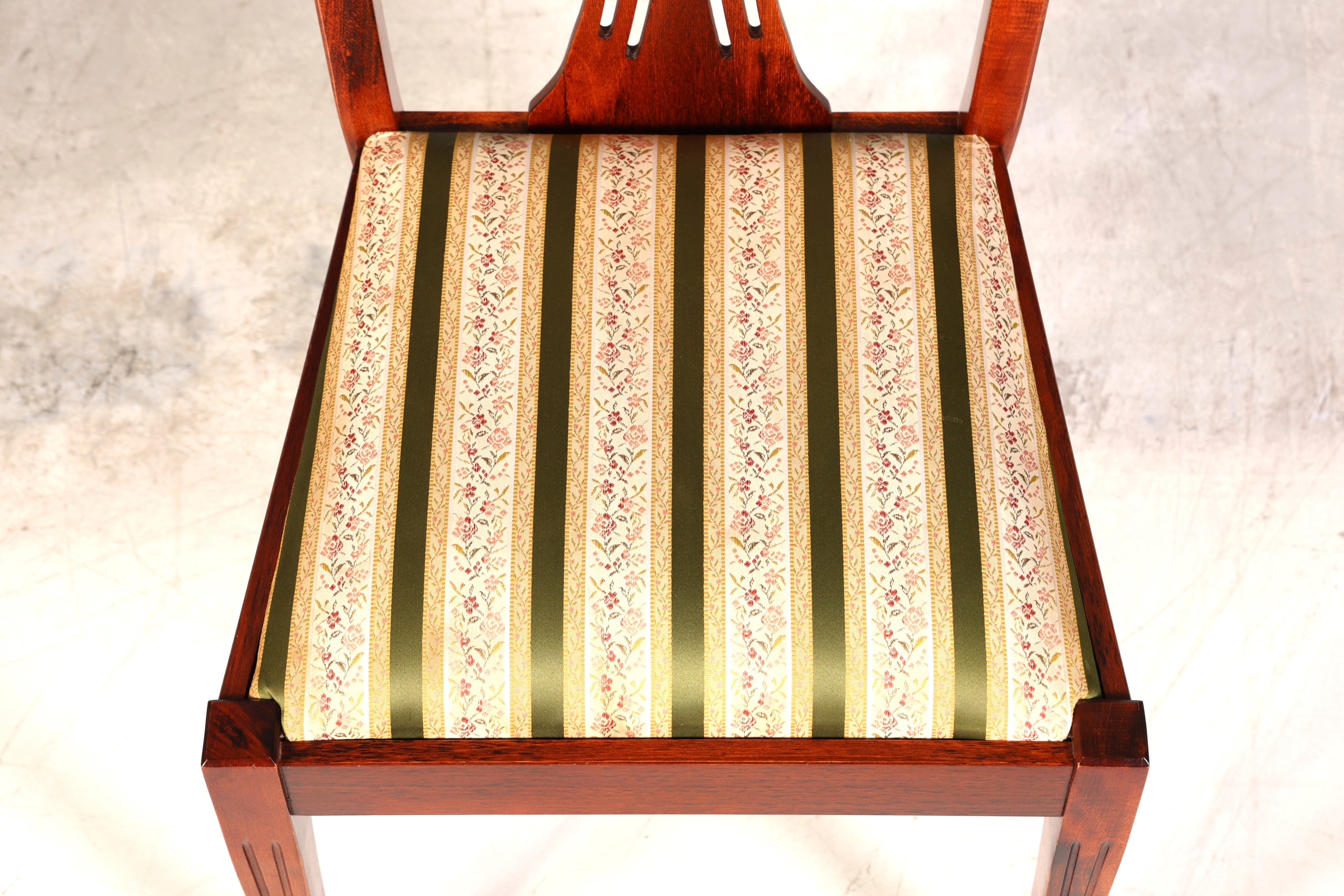 6x Edle Englische Stühle Englisch Dining Chairs Antik 60er Jahre Küchenstühle Stuhlset