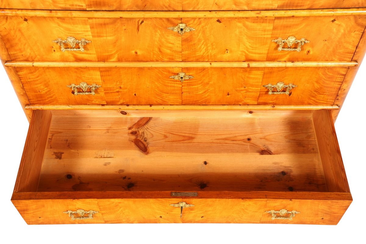 Stilvoller Biedermeier Sekretär Louis Philippe Vertiko Antik Kommode Schreibkommode Office Desk
