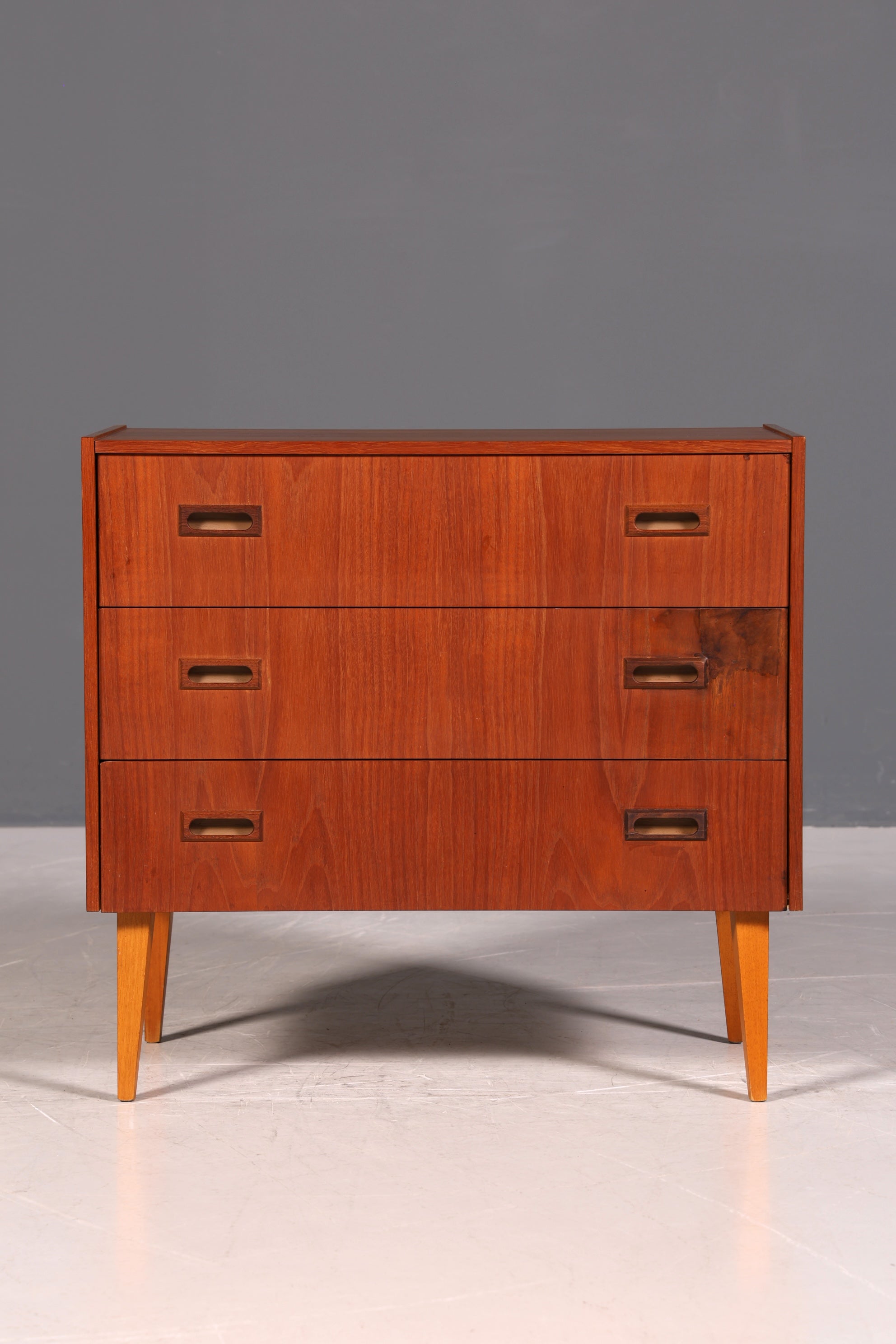 G395 Finish cm Wunderschöne Mid Century Kommode Teak Holz Sideboard Vintage Schubladen Kommode (Kopie)