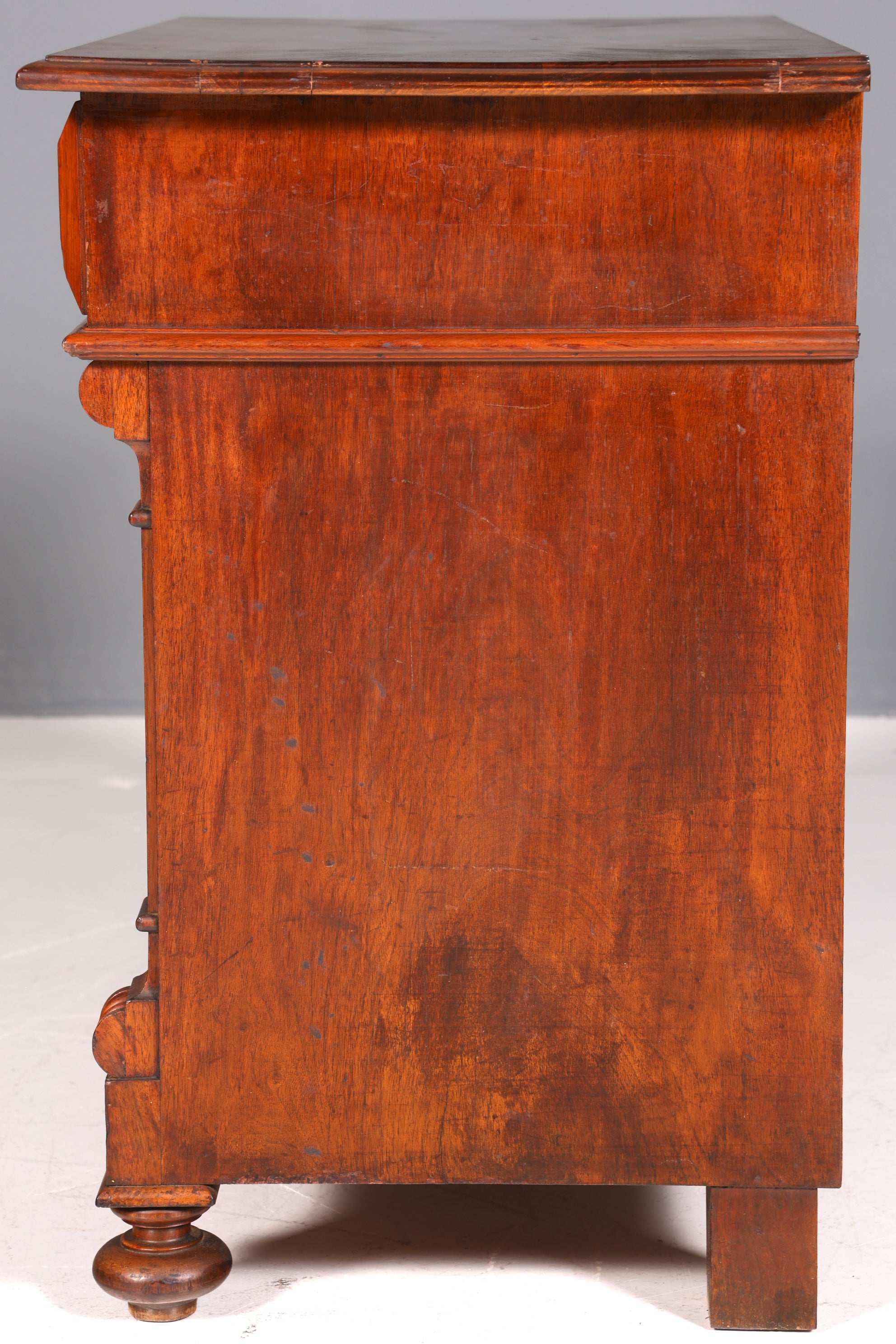 Wunderschöne Gründerzeit Kommode Louis Philippe Schubladen Kommode Nussbaum Sideboard um 1880