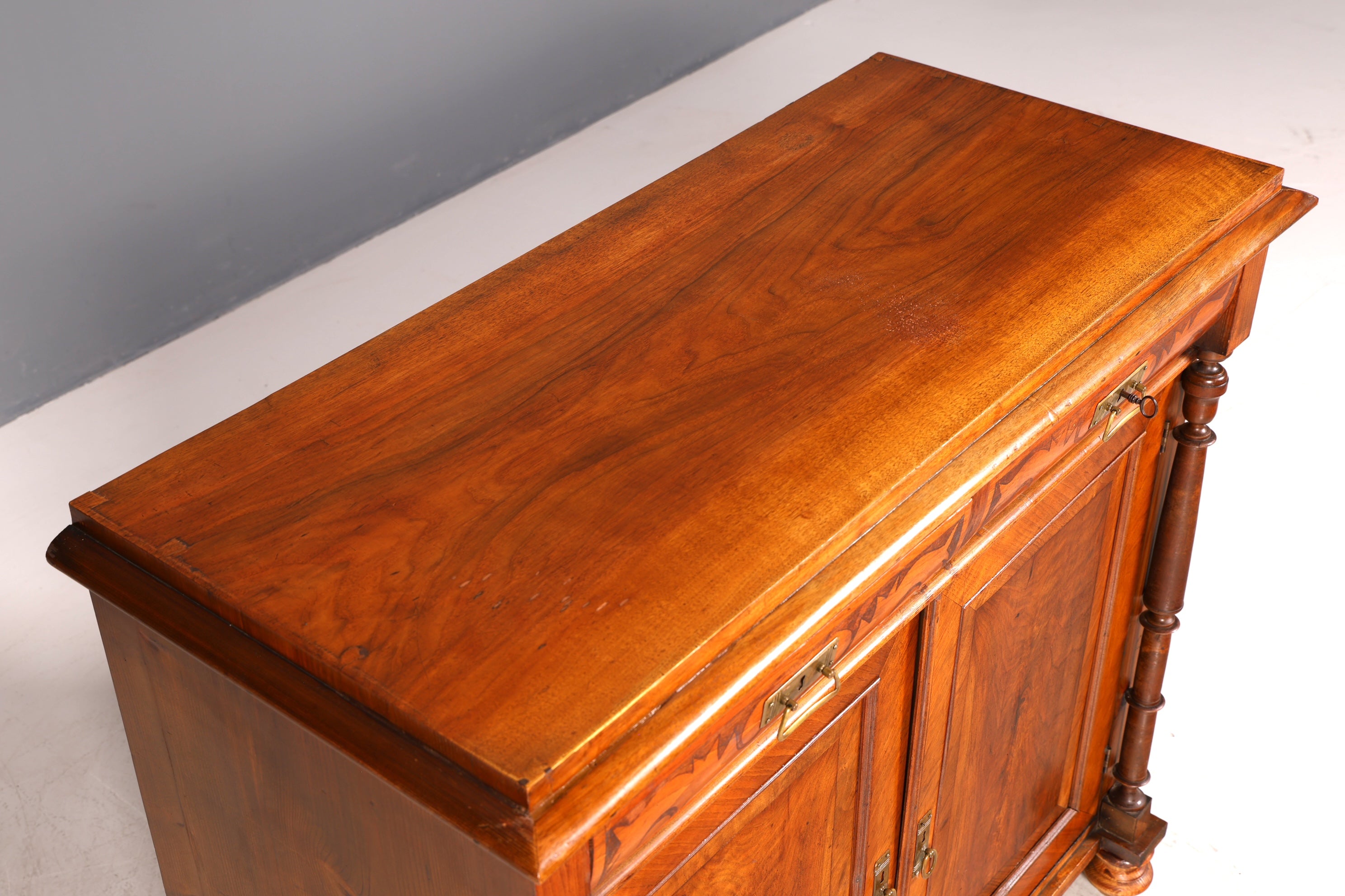 G454 Finish cm Traumhaftes Gründerzeit Vertiko Jugendstil Schrank Antik Highboard Kommode (Kopie)