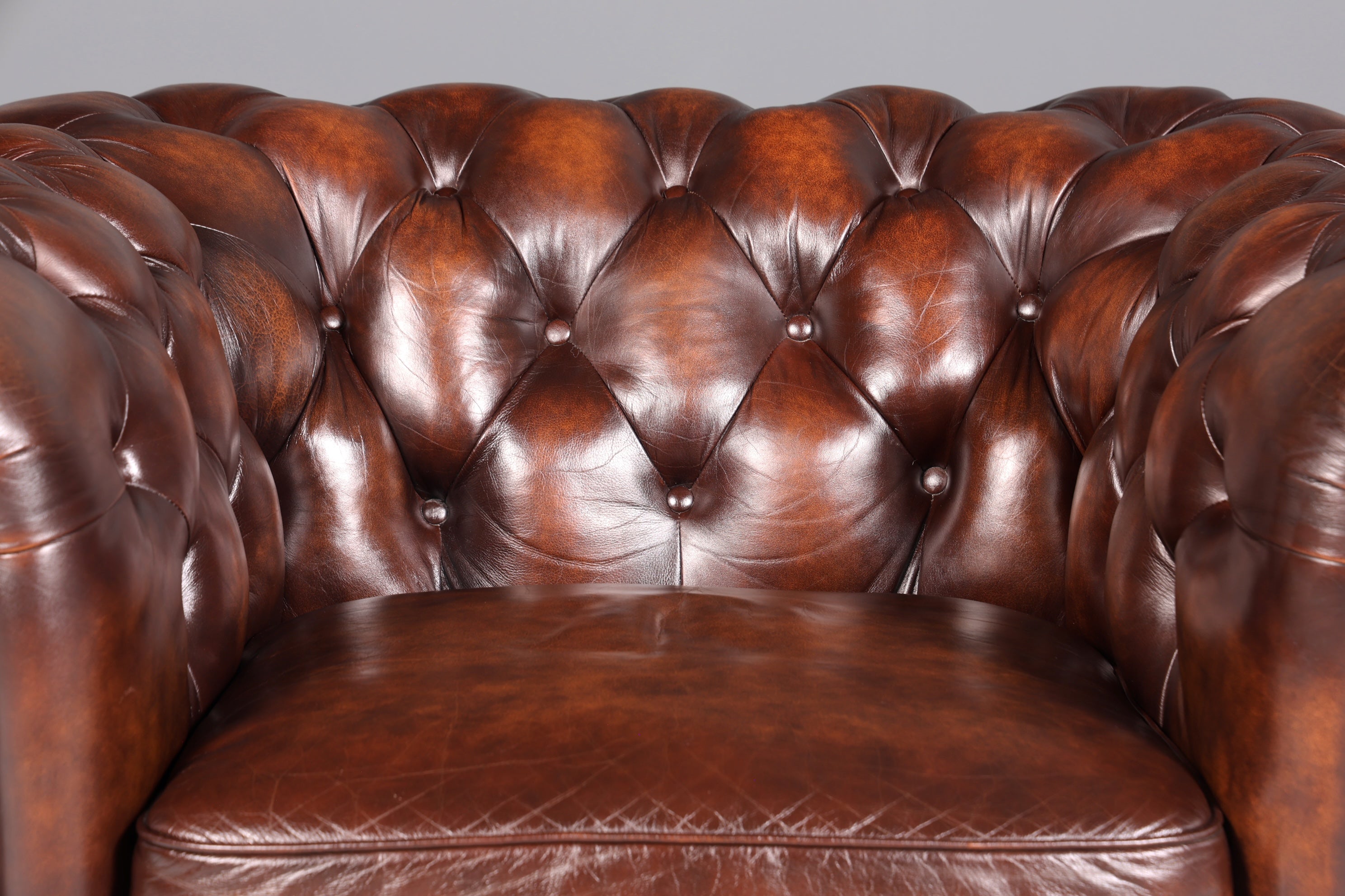 Stilvoller Original Chesterfield Sessel Englischer Armlehnsessel Englisch Herrensessel