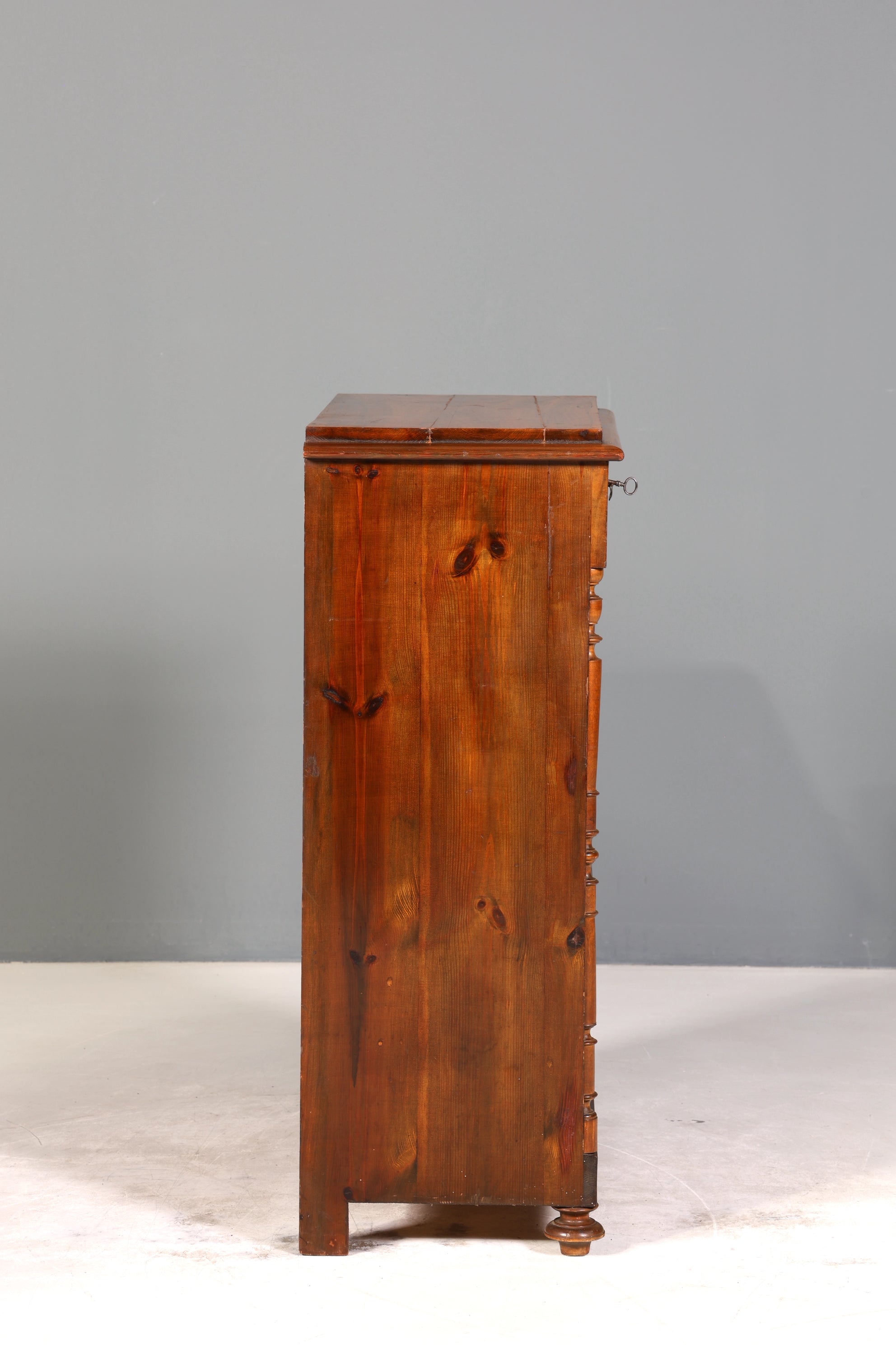 Traumhaftes Gründerzeit Vertiko Jugendstil Schrank Antik Highboard Kommode Schubladenkommode