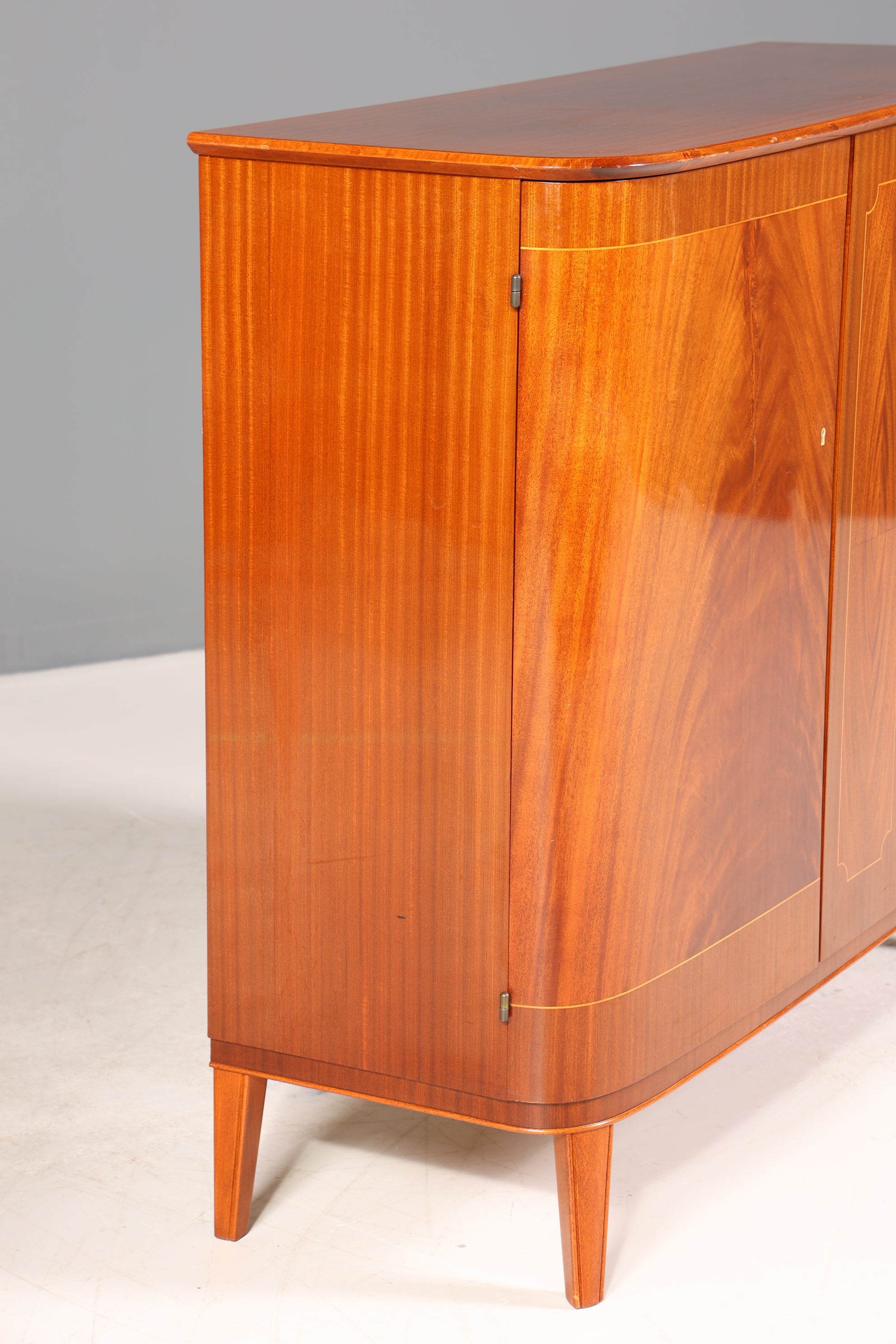 Traumhafter Schrank Antik Sideboard Highboard um 1950 Aktenschrank Barock Stil Intarsien