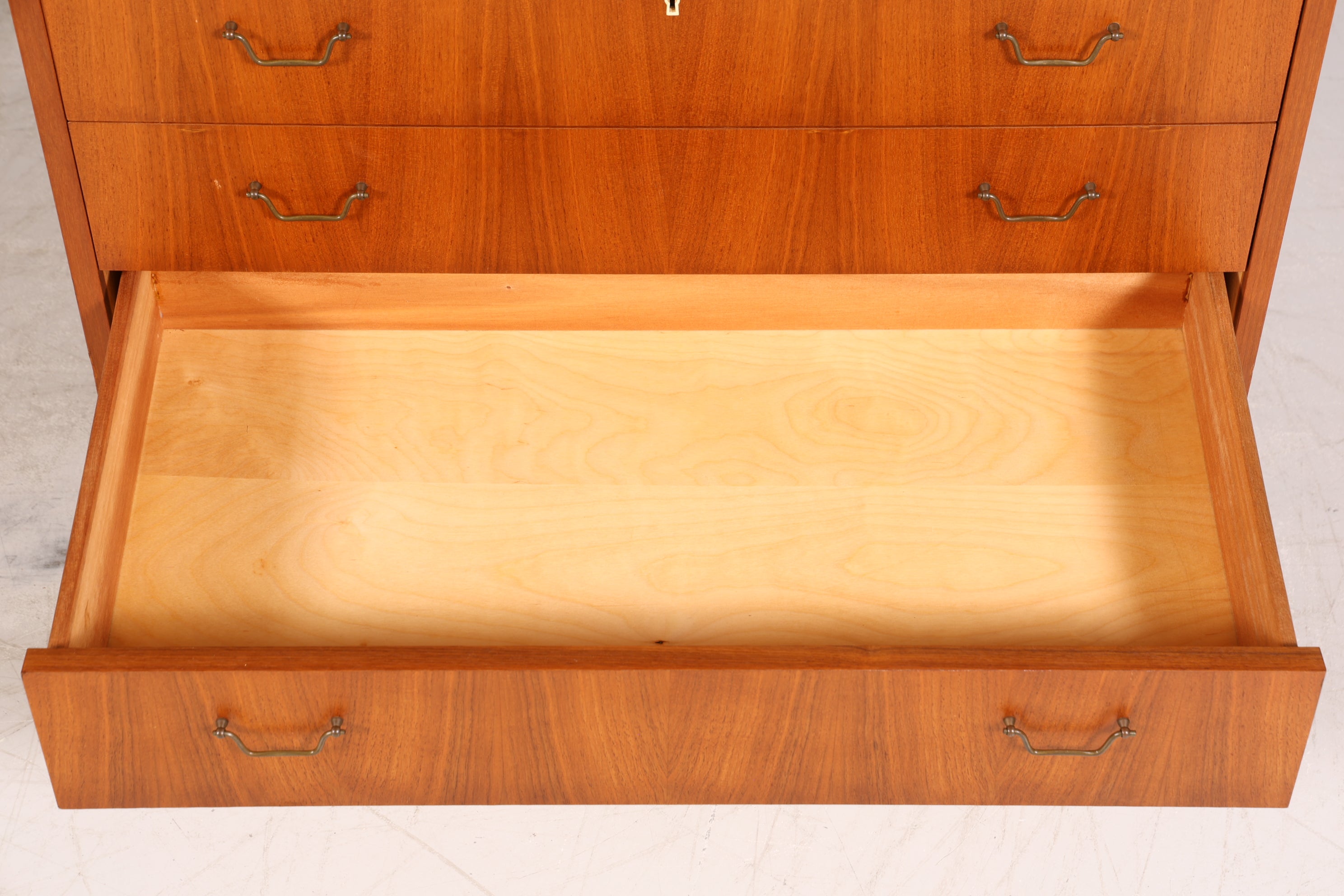 Traumhafter Mid Century Rollladen Sekretär echt Holz Büro Schrank Vintage Schreibkommode