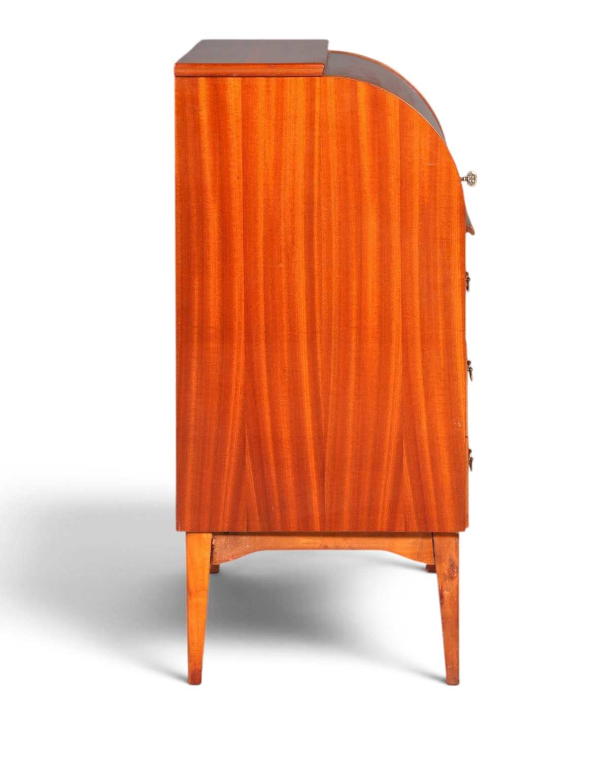 Wunderschöner Mid Century Rollladen Sekretär echt Holz Büro Schrank Vintage Schreibkommode