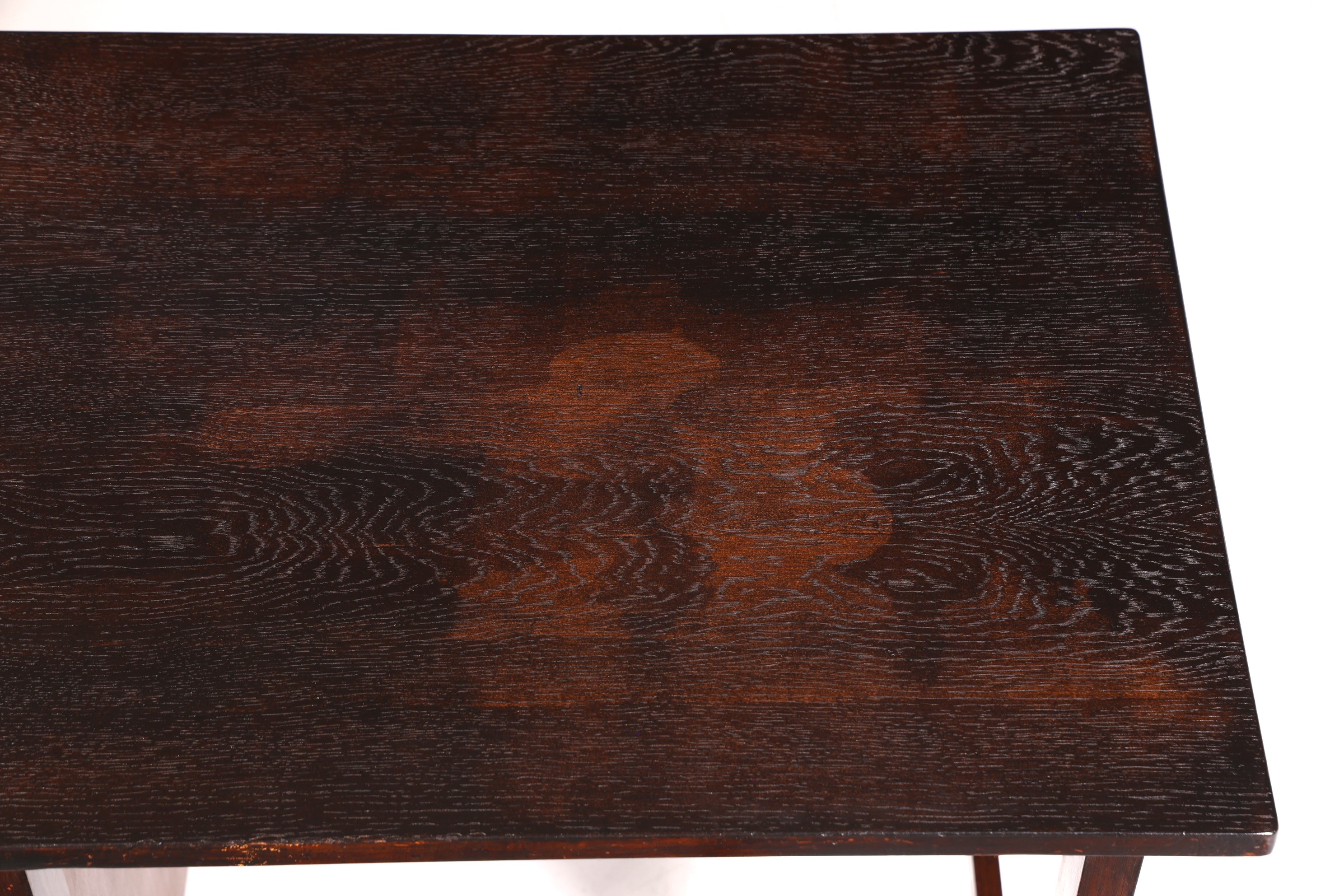 Stilvoller Bauhaus Rollladen Schreibtisch Mid Century echt Holz Bürotisch Office Table