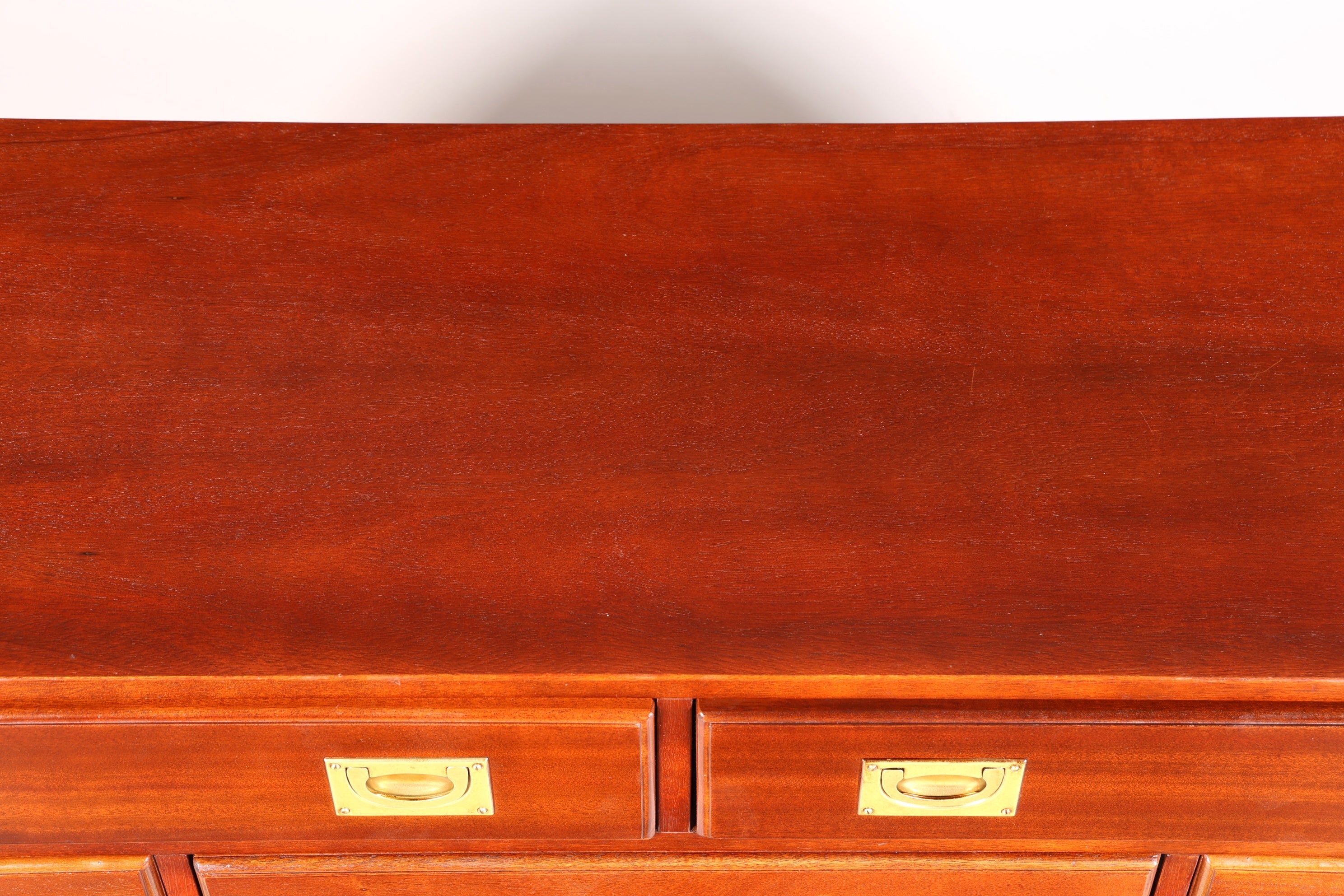 Beeindruckendes Maritim Sideboard Englische Schiffs Kommode Englisch Antik Schrank Military Chest