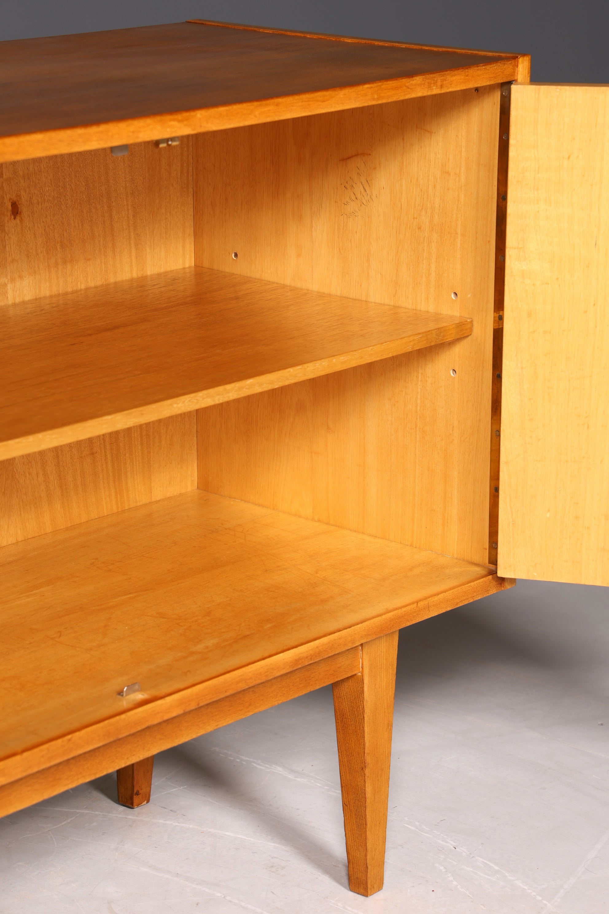 Original Hellerau Franz Ehrlich 602 Sideboard Mid Century TV Schrank VEB