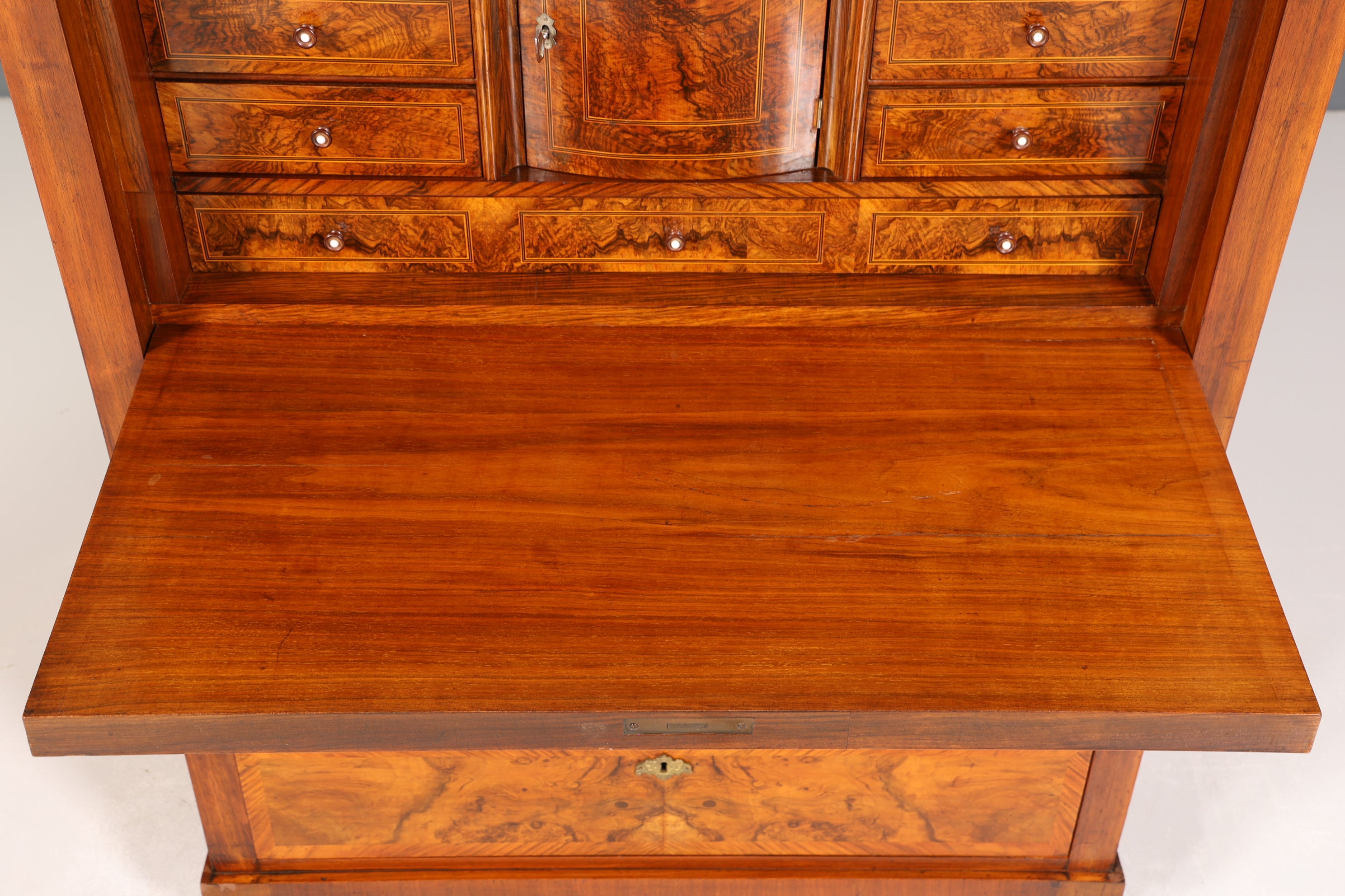 Wunderschöner Louis Philippe Sekretär um 1880 Gründerzeit Vertiko Antik Schrank Chiffoniere