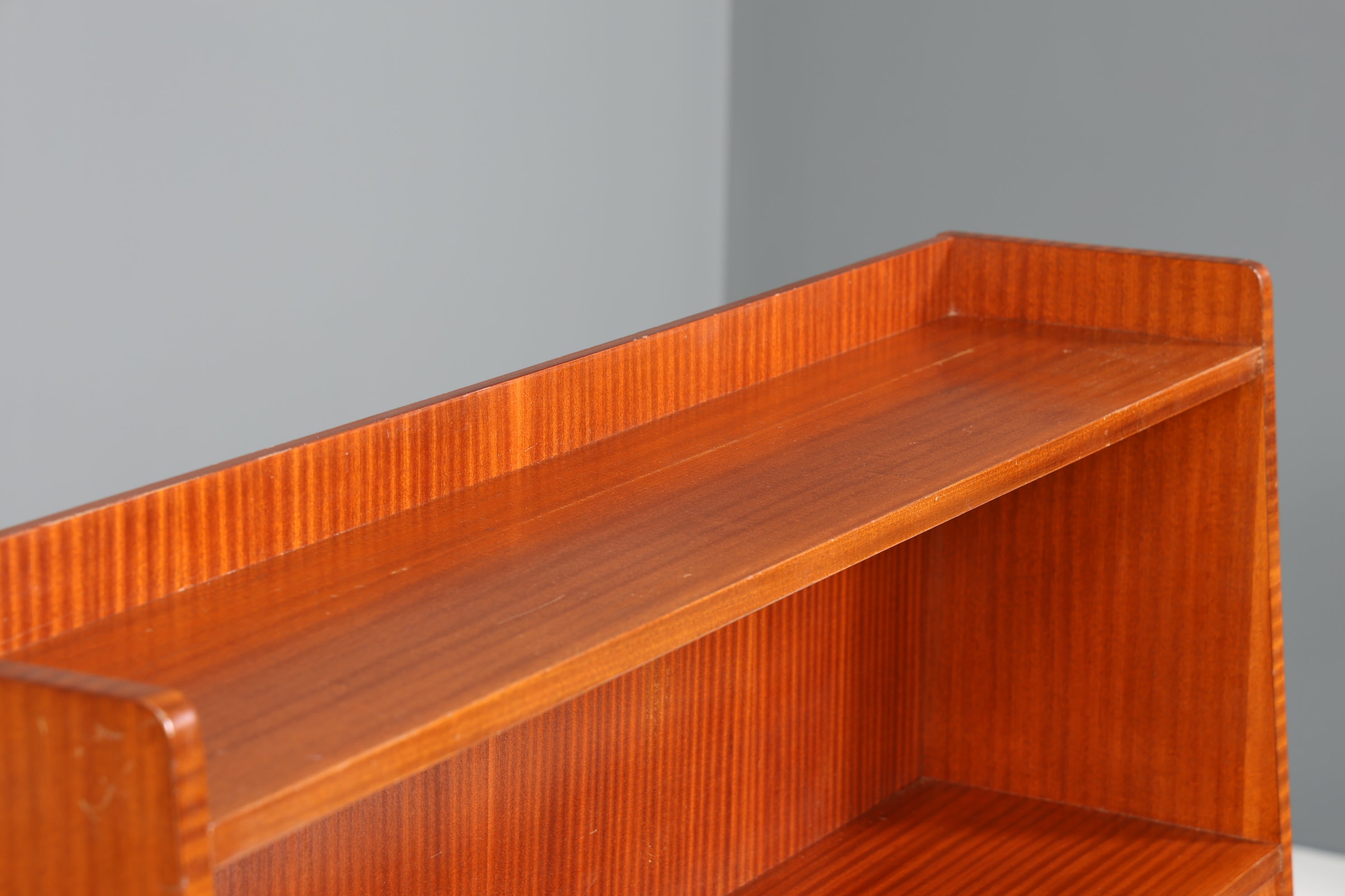 Schlichter Mid Century Schrank Sekretär Bücherregal Retro Highboard Vintage Regal 60s