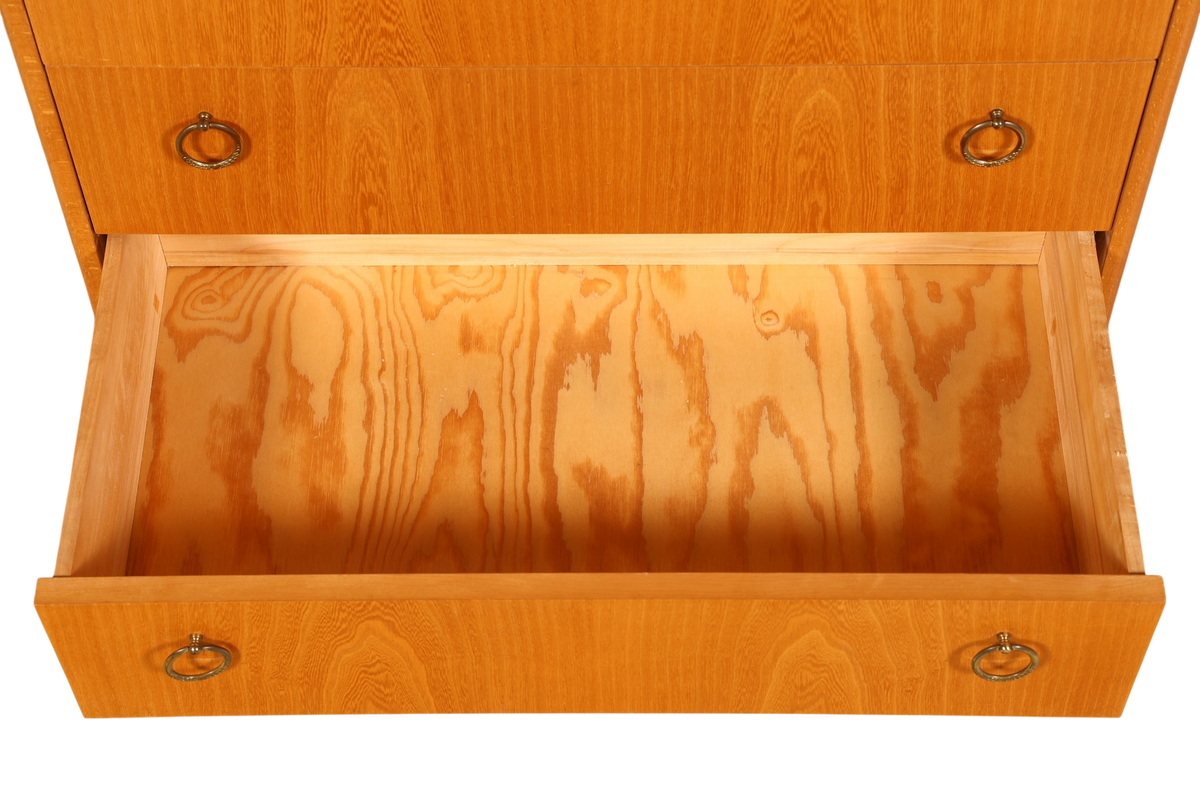 Schlichte Mid Century Kommode Vintage Flur Kommode 60s Schubladenkommode