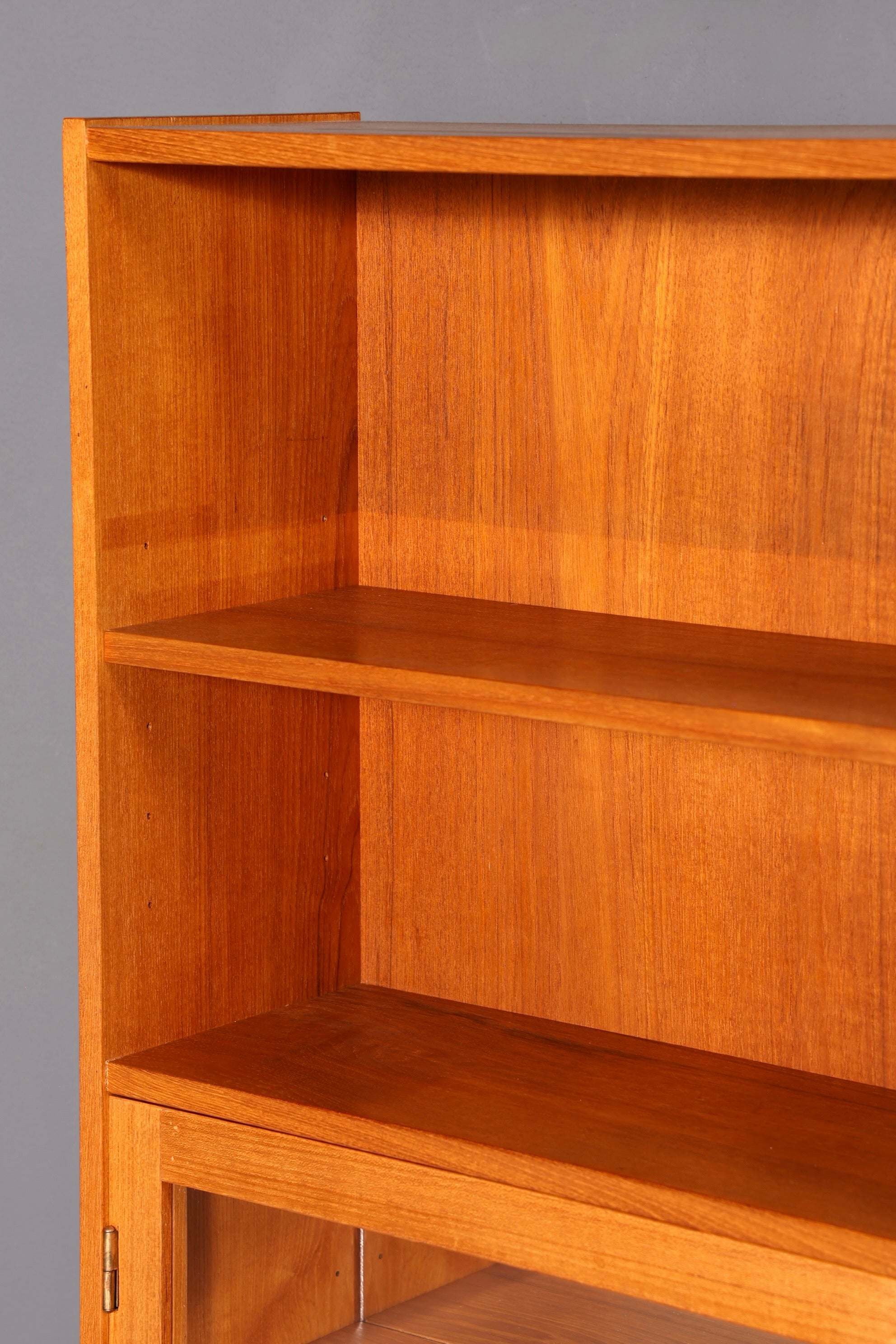 Edles Mid Century Regal Danish Design Sideboard Bücherregal Teak Holz Vitrine Sekretär Schrank Highboard Vintage 60er