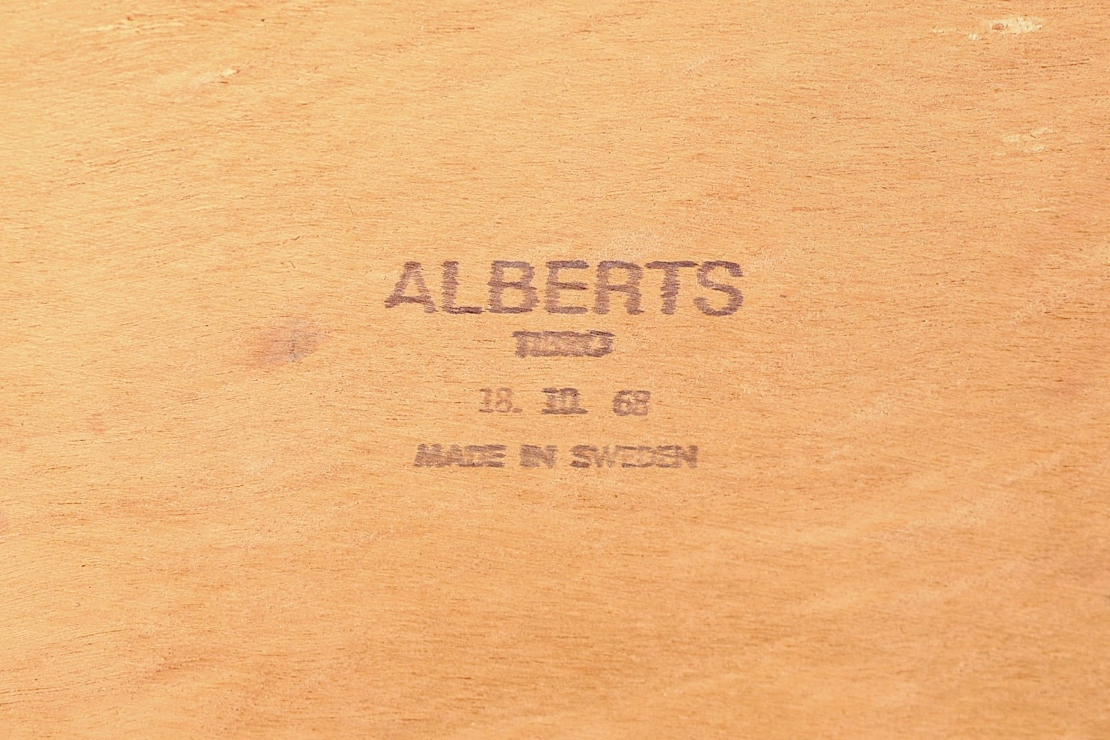 Wunderschöner Mid Century Couchtisch Original "Alberts" Retro Ablagetisch Teak Holz Vintage Coffee Table 70er Jahre Wohnzimmertisch 2 von 2