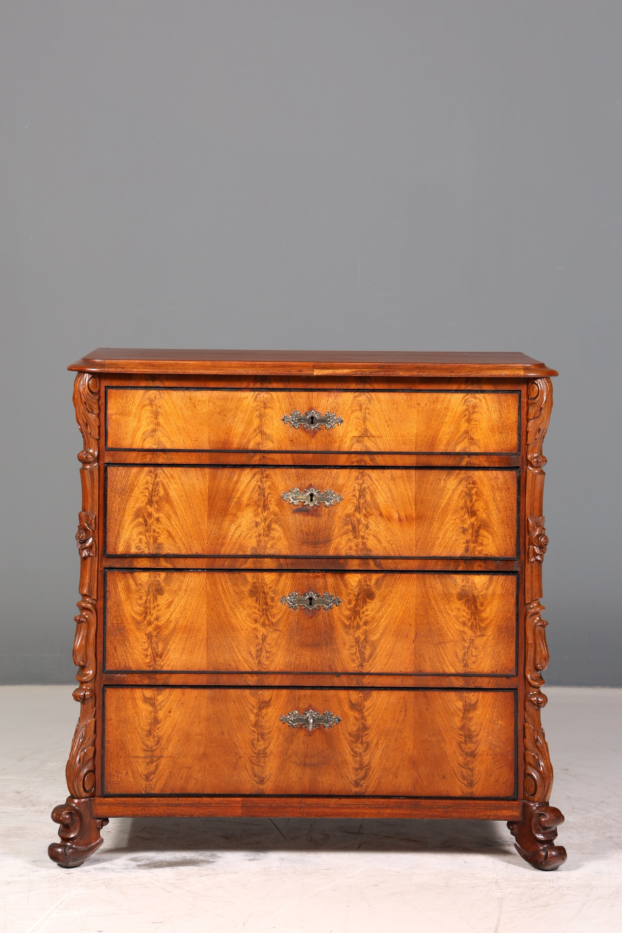 Traumhafte Louis Philippe Kommode Biedermeier Antik Schubladenkommode Sideboard um 1880