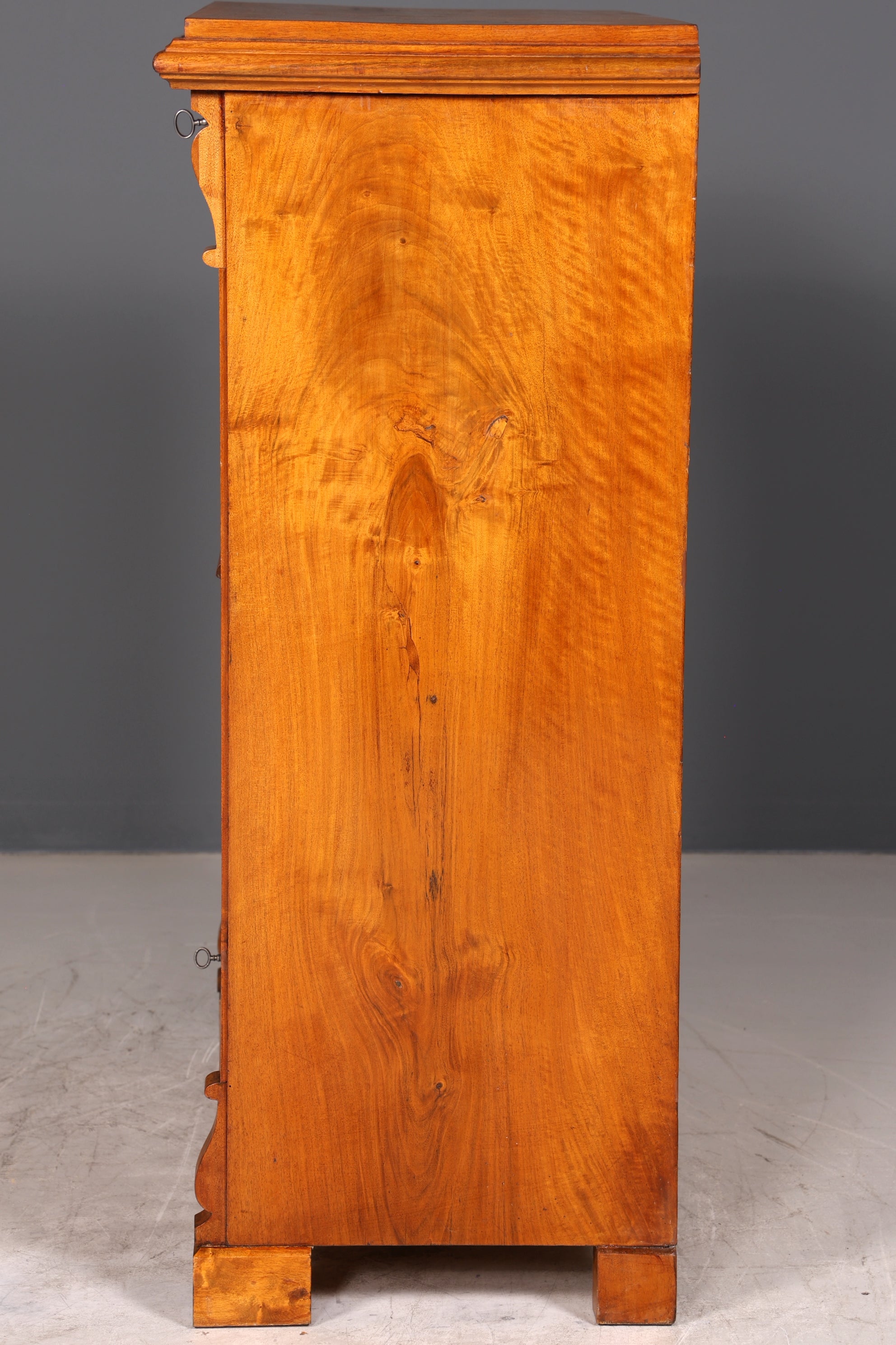 Stilvoller Biedermeier Sekretär Vertiko Louis Philippe Kommode Schubladenkommode