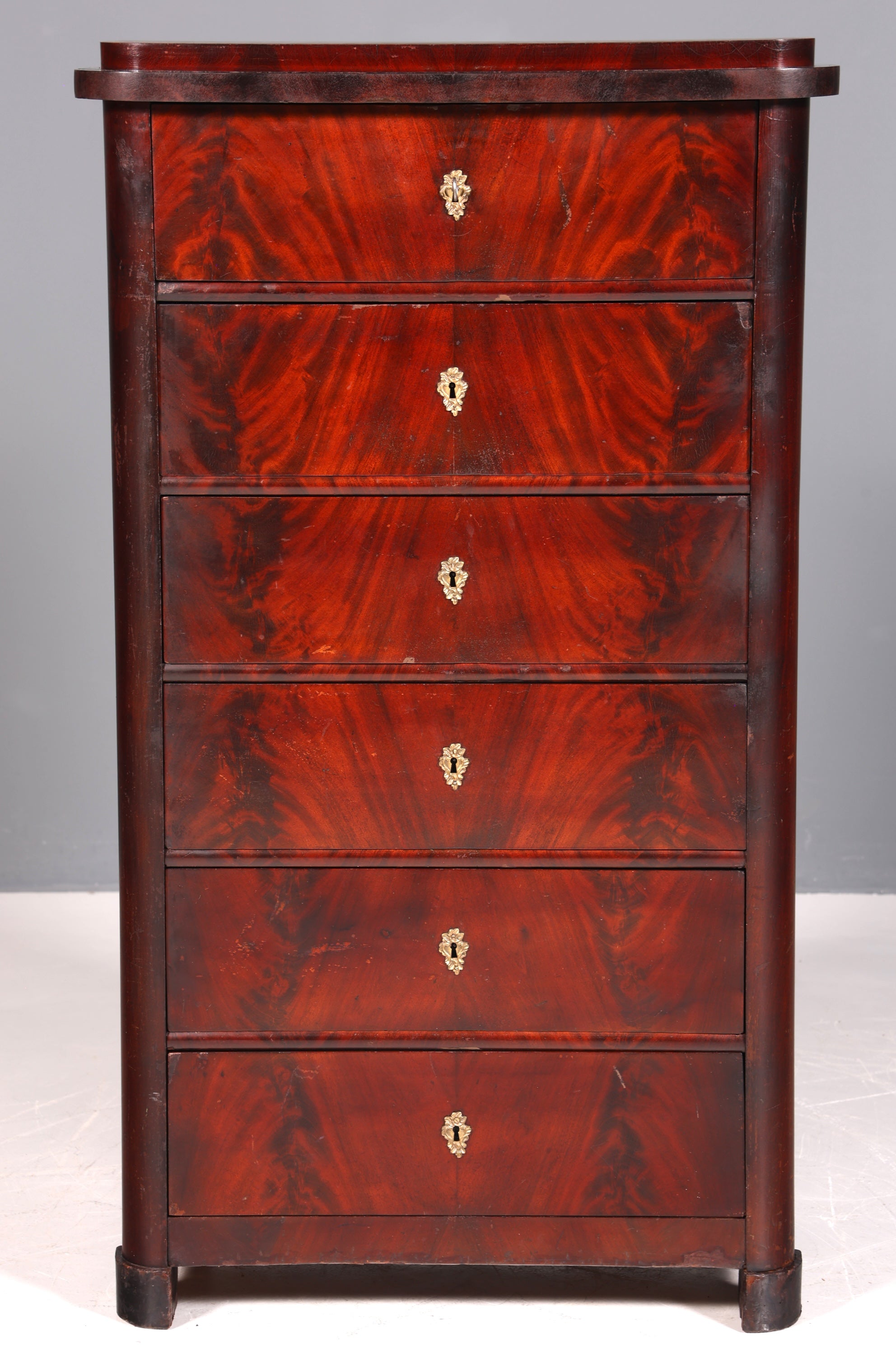 Wunderschöne Louis Philippe Chiffoniere um 1880 Gründerzeit Vertiko Schrank Semainier