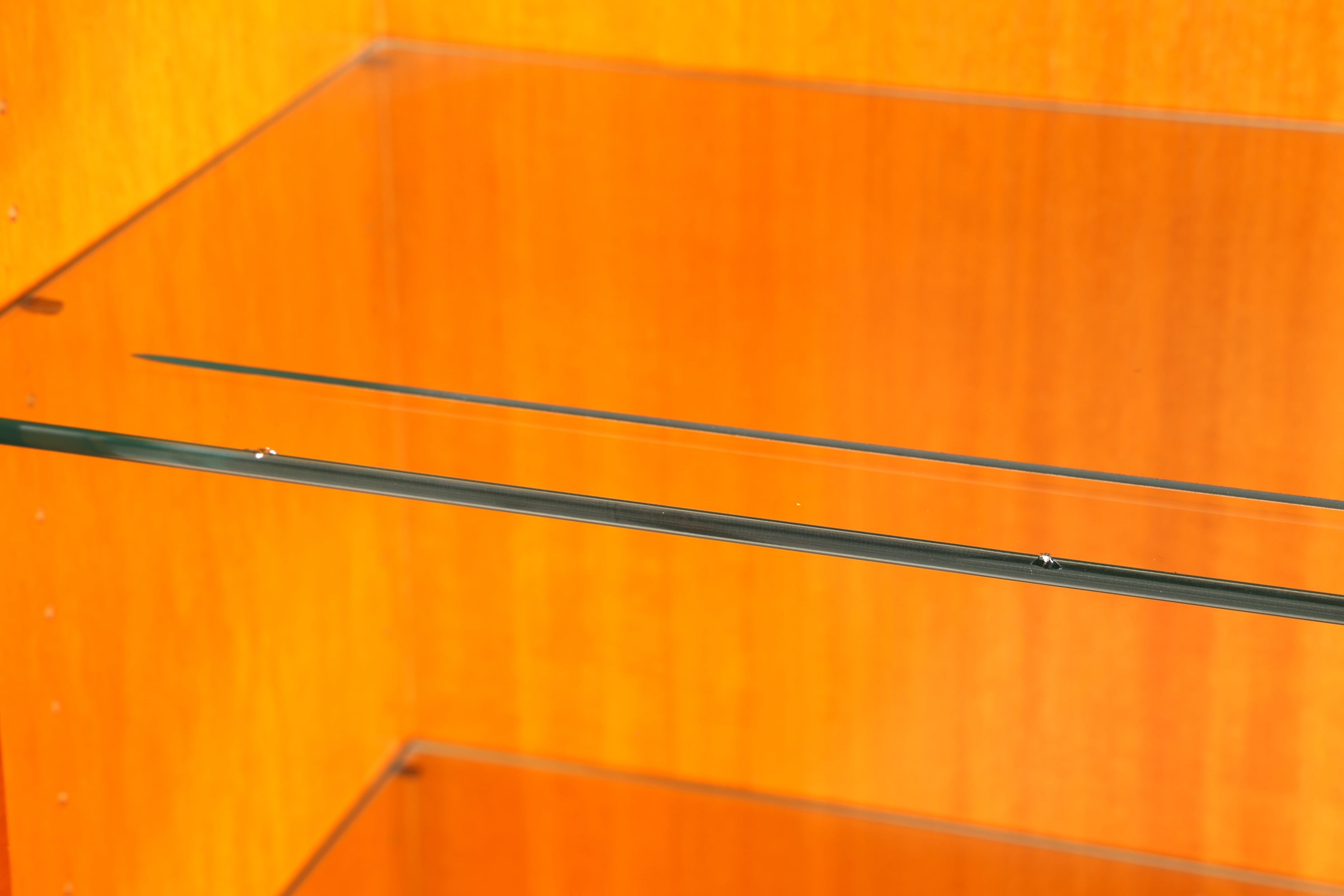 F947 Finish cm Wunderschöne Original Heldense Vitrine Englische Eibe Bücherschrank Buffet Antik Stil Glasvitrine