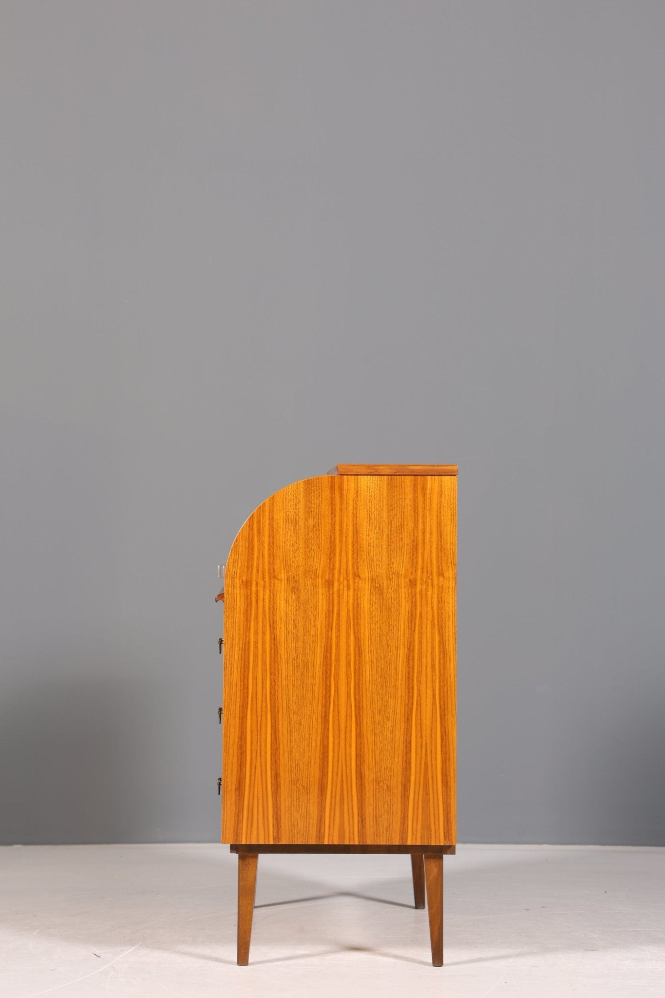 Wunderschöner Mid Century Rollladen Sekretär Danish Design Büro Schrank Büro Kommode