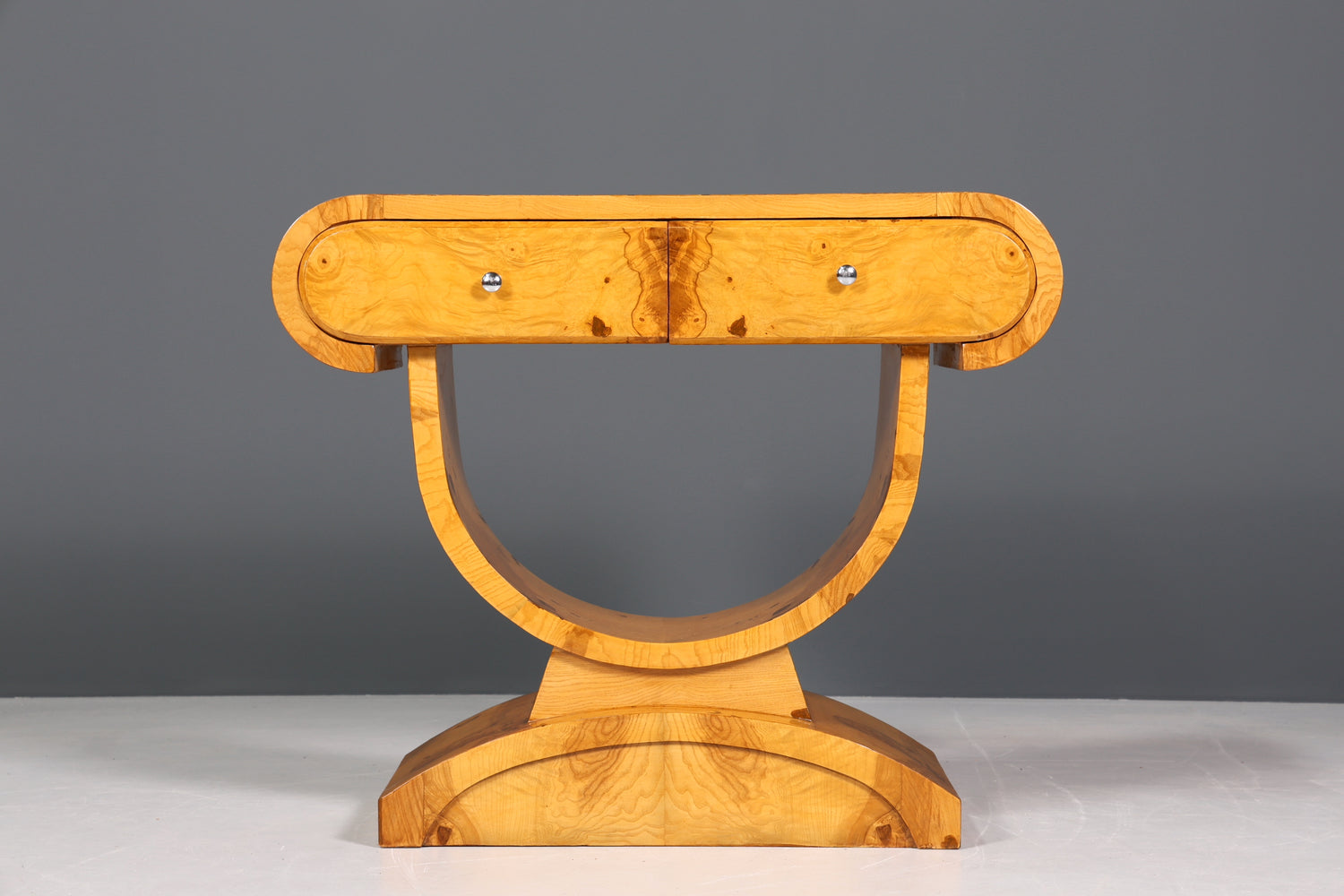 Stilvolle Art Deco Wandkonsole Birke Sideboard Antik Stil Biedermeier