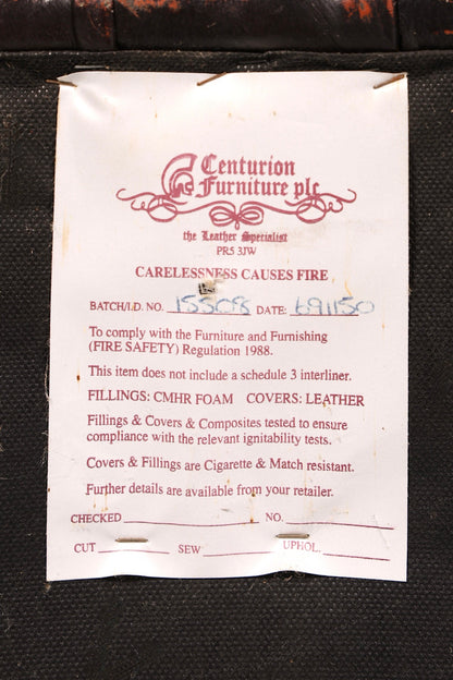 Edler Original Chesterfield Centurion Sessel Braun Echt Leder Englischer Armlehnsessel Herrensessel UK 1 von 2