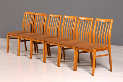 G228 Finish 6x Schlichte Mid Century Stühle Retro Stuhlset Danish Design Küchenstühle Esszimmer Stühle (Kopie)