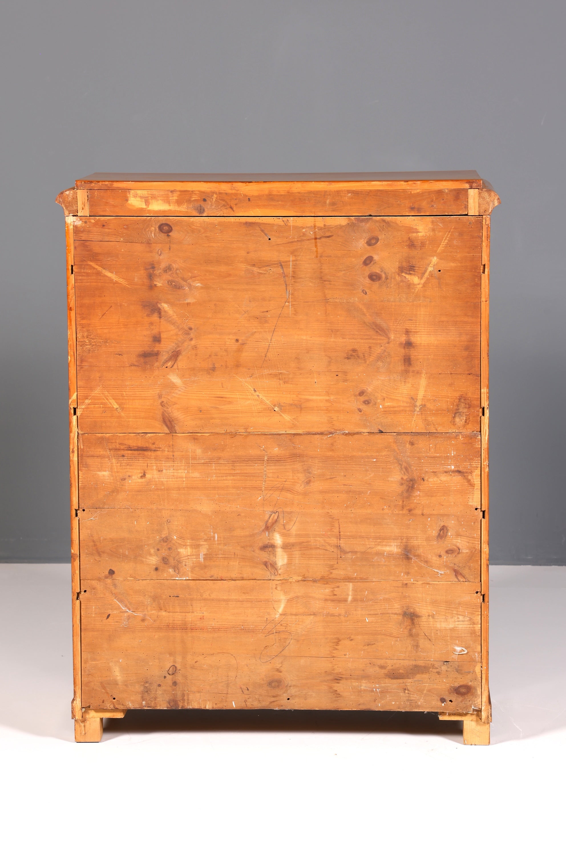 Beautiful Original Biedermeier Secretary around 1860 English Chest of Drawers Antique Office Chest of Drawers