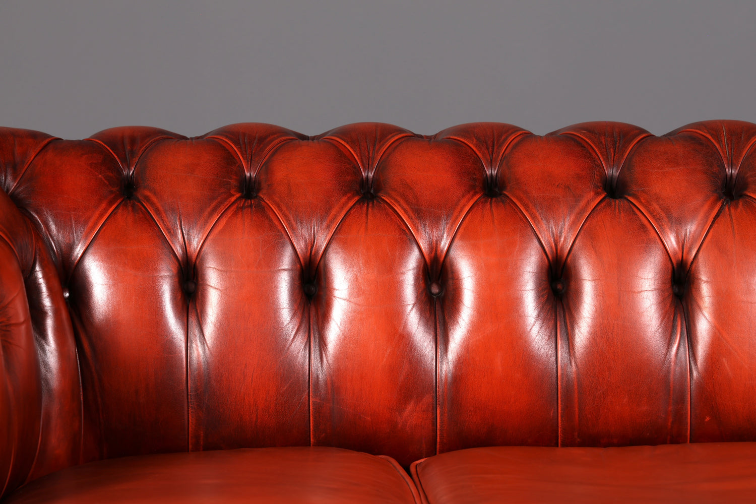Wunderschönes Original Chesterfield Sofa 3- Sitzer echt Leder Couch Englisch