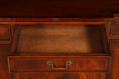 Wunderschönes Englisches Sideboard Mahagoni Schrank Antik Stil 60er Buffetschrank Kommode Anrichte Vintage