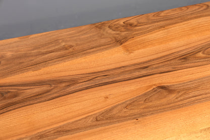 Wunderschöner Nussbaum Tisch 260cm-97cm Esszimmer Tisch Baumkanten Platte massiv Holz Küchentisch