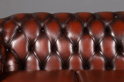 Wunderschönes Original Chesterfield Centurion Sofa 3-Sitzer Echt Leder Couch Englisch Ledersofa Vintage