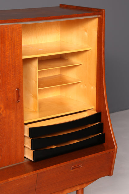 Traumhaftes Mid Century Sideboard Teak Highboard Schrank Vintage Danish Design Kommode