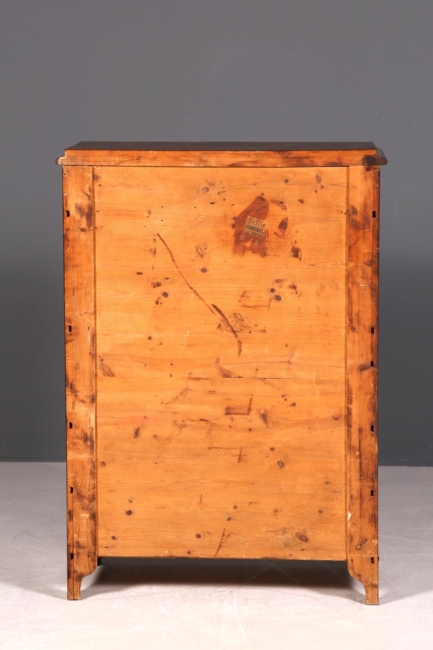 Wunderschöner Gründerzeit Sekretär Vertiko Highboard Louis Philippe Kommode Sekretär Schrank um 1880