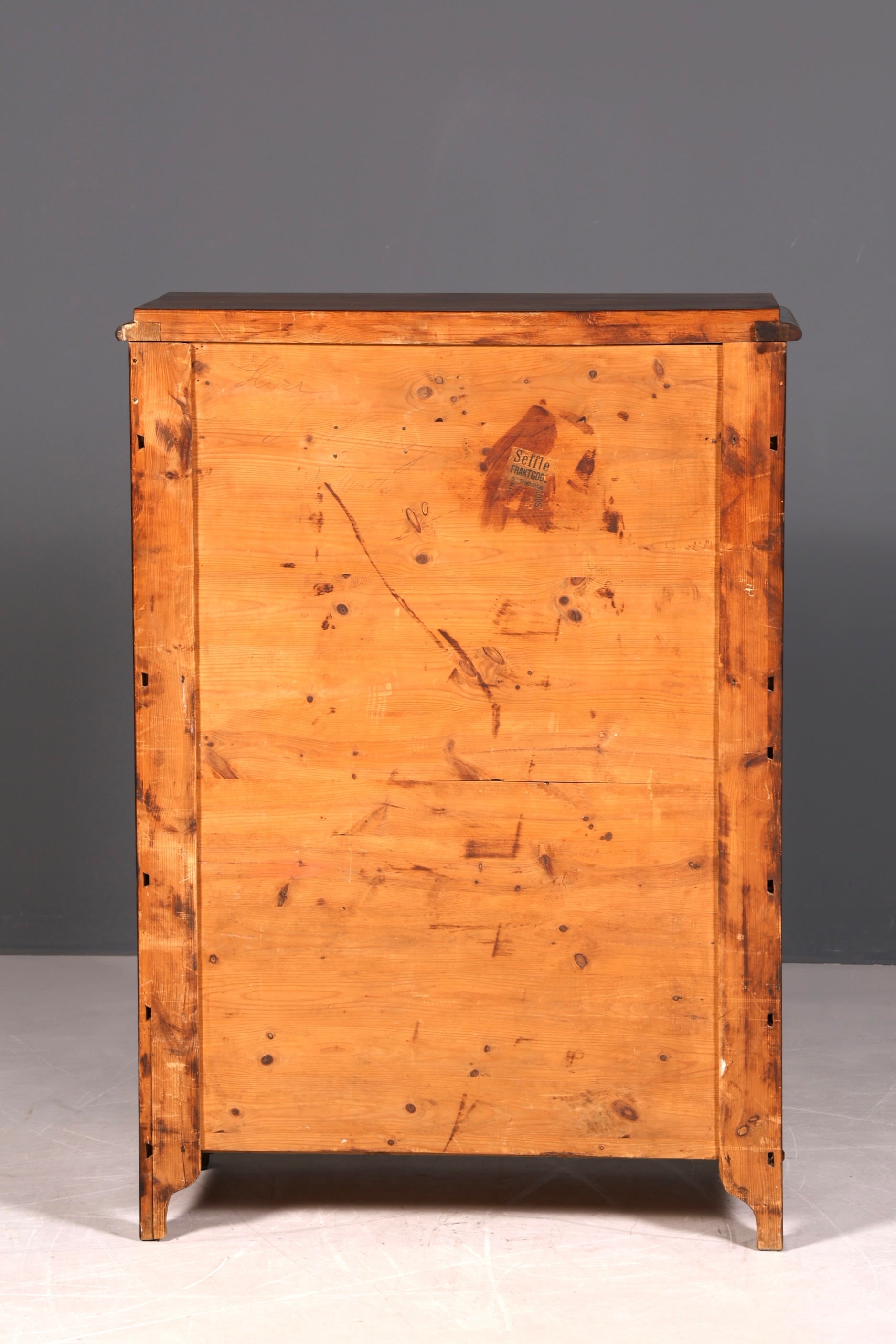 Wunderschöner Gründerzeit Sekretär Vertiko Highboard Louis Philippe Kommode Sekretär Schrank um 1880