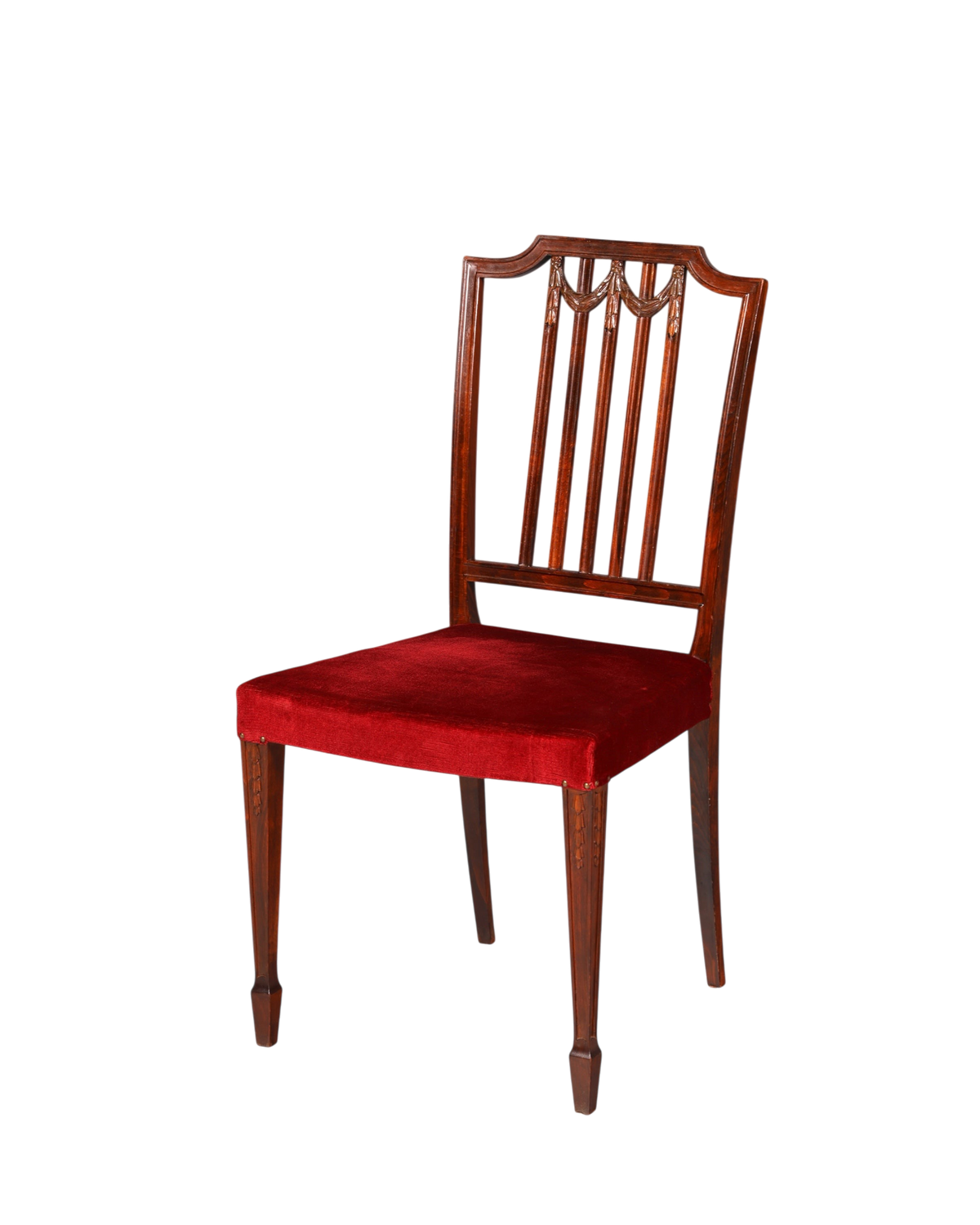 4x Stunning Gustavian-Style Chairs English Kitchen Chairs Dining Room Chair Set