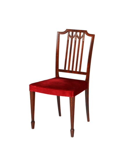 4x Stunning Gustavian-Style Chairs English Kitchen Chairs Dining Room Chair Set