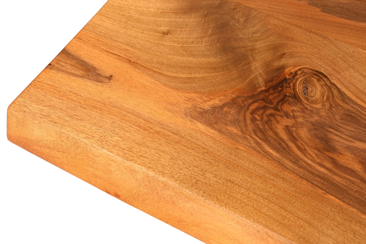 Wunderschöner Nussbaum Tisch 260cm-97cm Esszimmer Tisch Baumkanten Platte massiv Holz Küchentisch