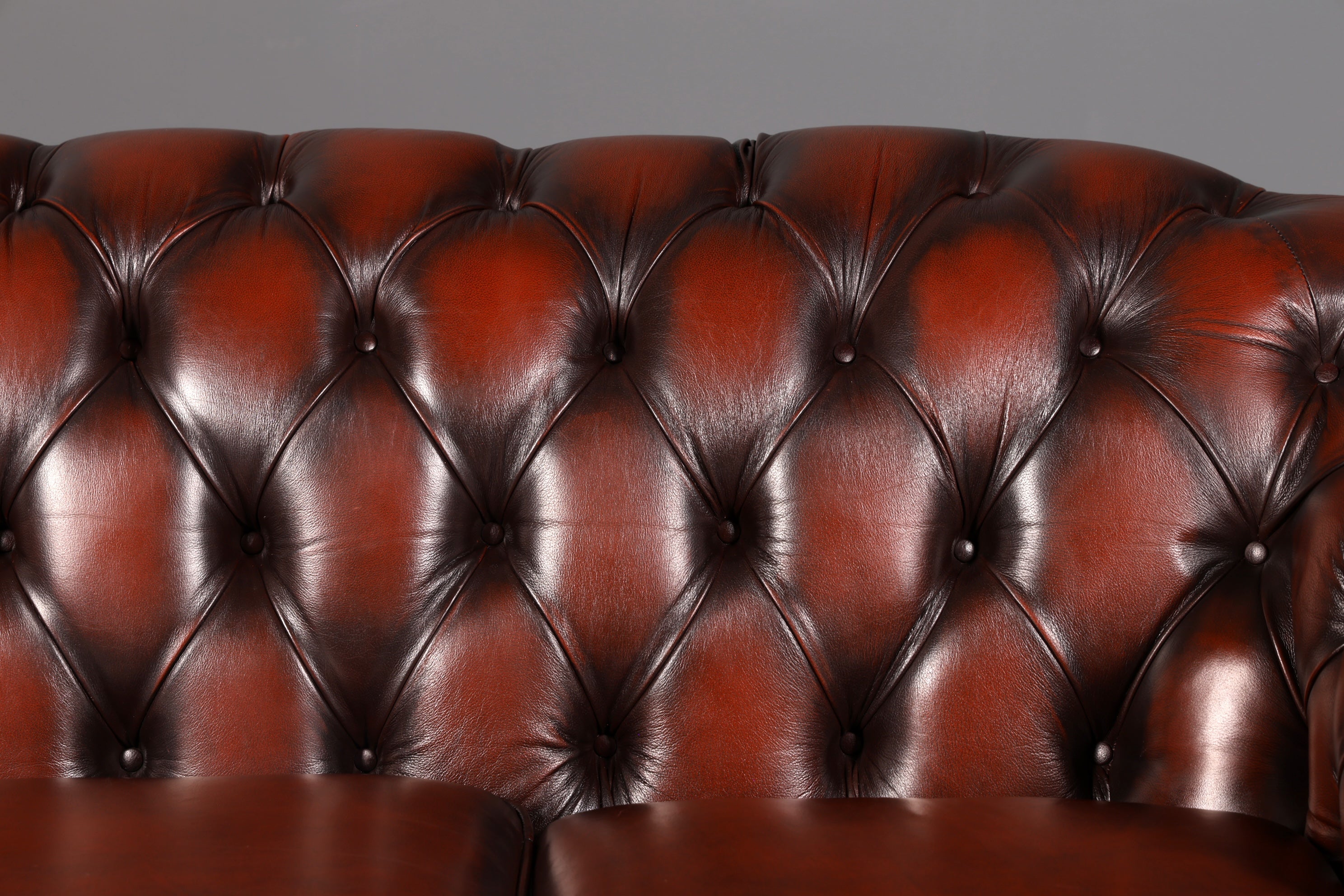 Wunderschönes Original Chesterfield Centurion Sofa 3-Sitzer Echt Leder Couch Englisch Ledersofa Vintage