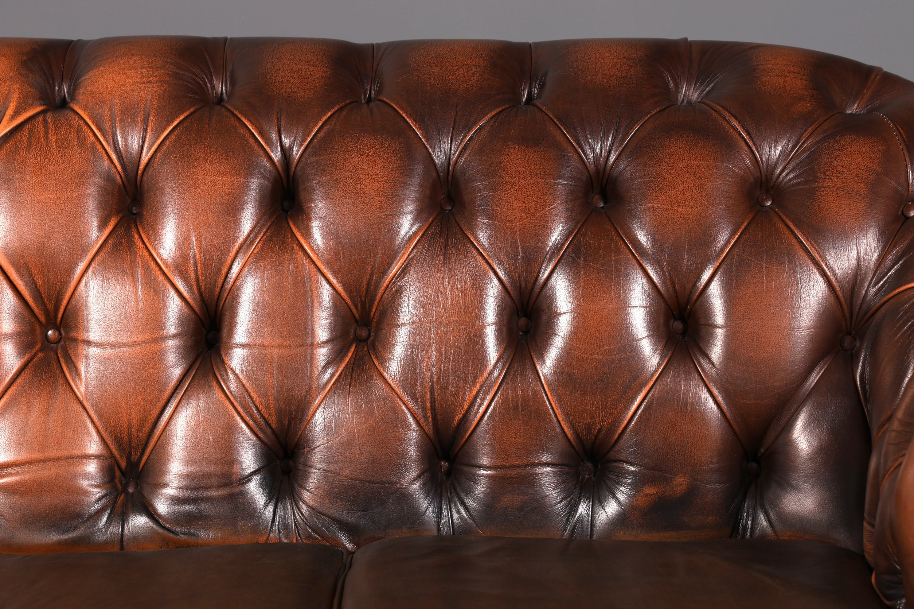 G154 Finish cm Wunderschönes Original Chesterfield Centurion Sofa 3- Sitzer echt Leder Couch (Kopie)