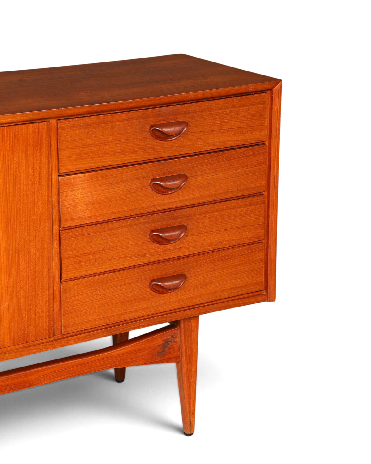Beeindruckendes Original Heinrich Althoff Sideboard Teak Holz TV Kommode Vintage Schrank 60s