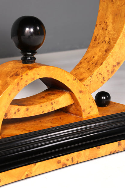Wunderschöne Art Deco Stil Wandkonsole Flur Ablagetisch Birke Biedermeier Konsole Tisch