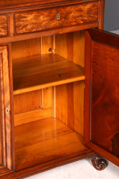 G405 Finish cm Traumhafte Louis Philippe Vitrine Antik Biedermeier Schrank echt Holz um 1880 (Kopie)