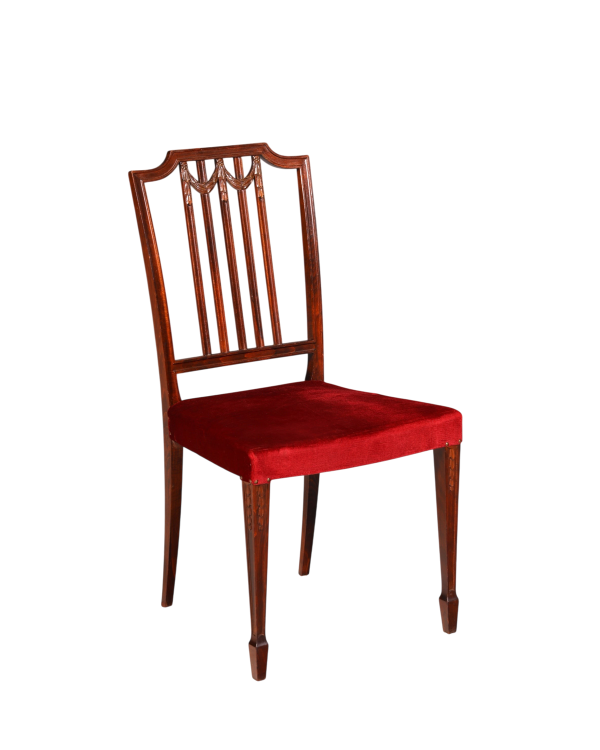 4x Stunning Gustavian-Style Chairs English Kitchen Chairs Dining Room Chair Set
