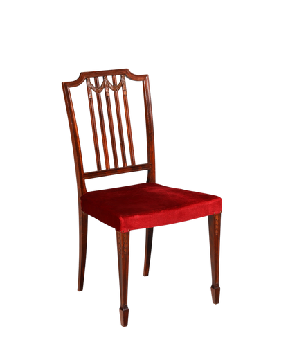 4x Stunning Gustavian-Style Chairs English Kitchen Chairs Dining Room Chair Set