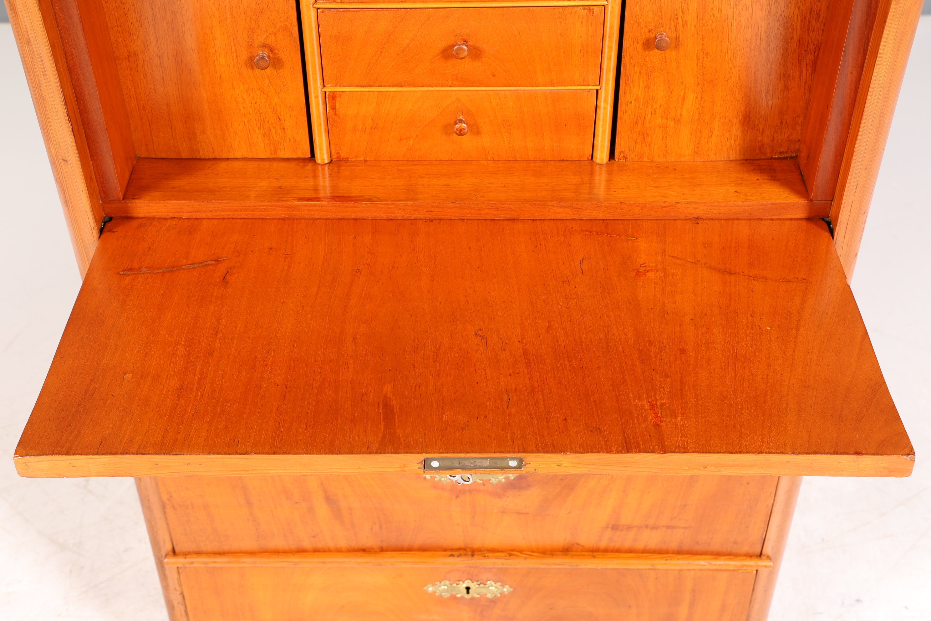 Traumhafter Biedermeier Sekretär Vertiko Antik Kommode Office Schreibkommode