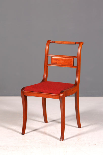 8x Edle Englische Stühle Englisch Dining Chairs Antik 60er Jahre Regency Küchenstühle Stuhlset