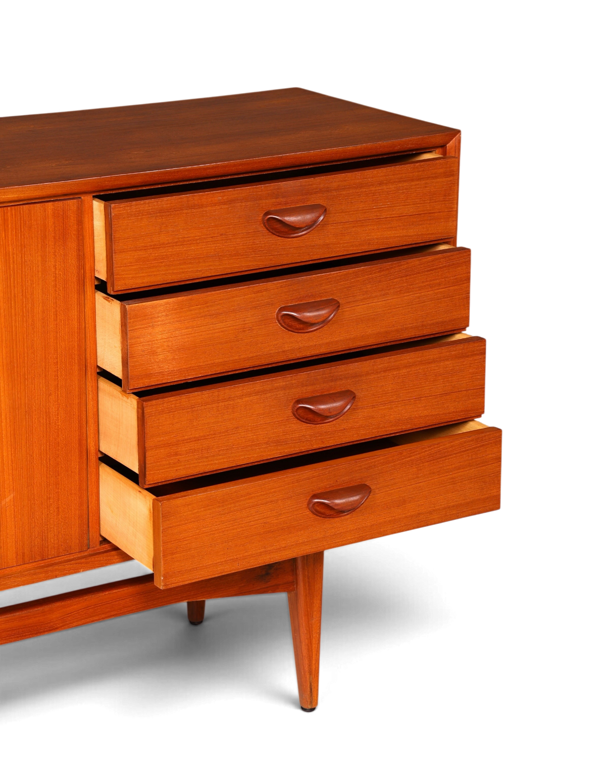 Beeindruckendes Original Heinrich Althoff Sideboard Teak Holz TV Kommode Vintage Schrank 60s