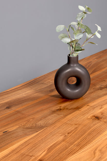 Wunderschöner Nussbaum Tisch 240cm-95cm Esszimmer Tisch Baumkanten Platte massiv Holz Küchentisch