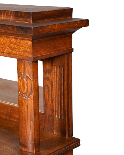 Wunderschönes Jugendstil Sideboard Antik Eiche Kredenz Buffet Anrichte Schrank Kommode