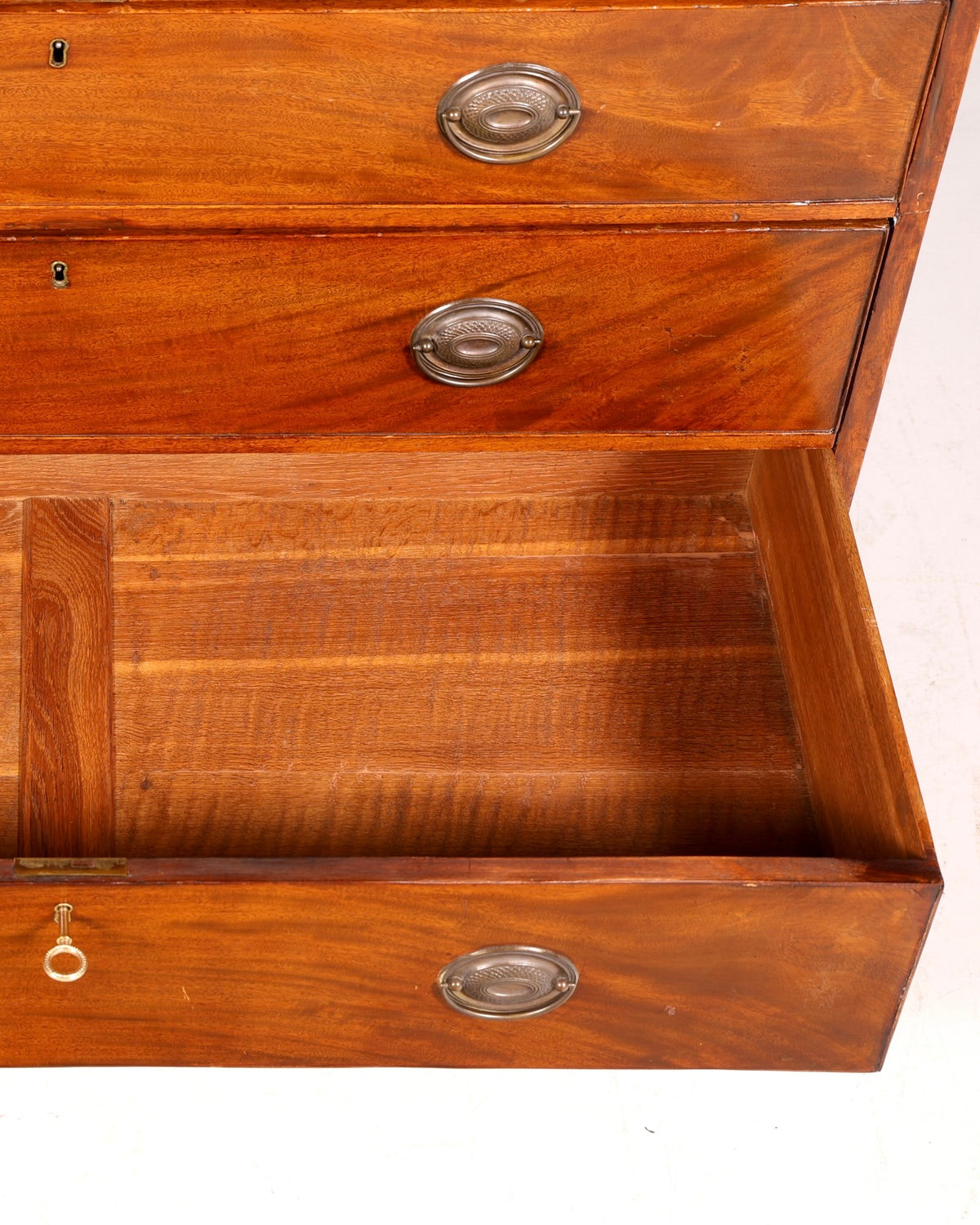 Beautiful antique English secretary desk with hutch, bookcase, display cabinet, mahogany office writing cabinet, UK